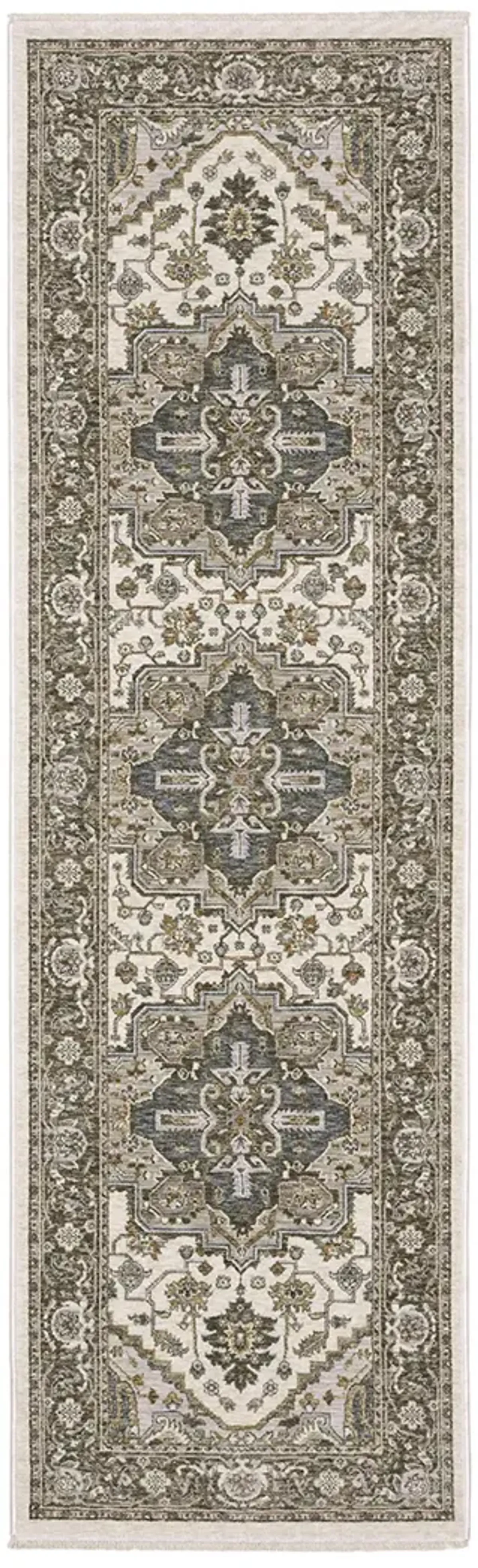 Maharaja 2'3" x 7'6" Ivory Rug