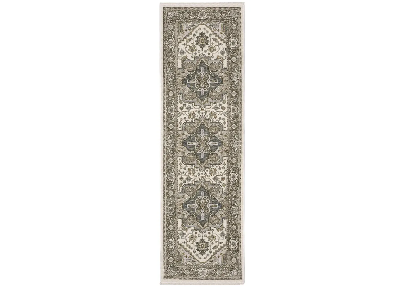 Maharaja 2'3" x 7'6" Ivory Rug