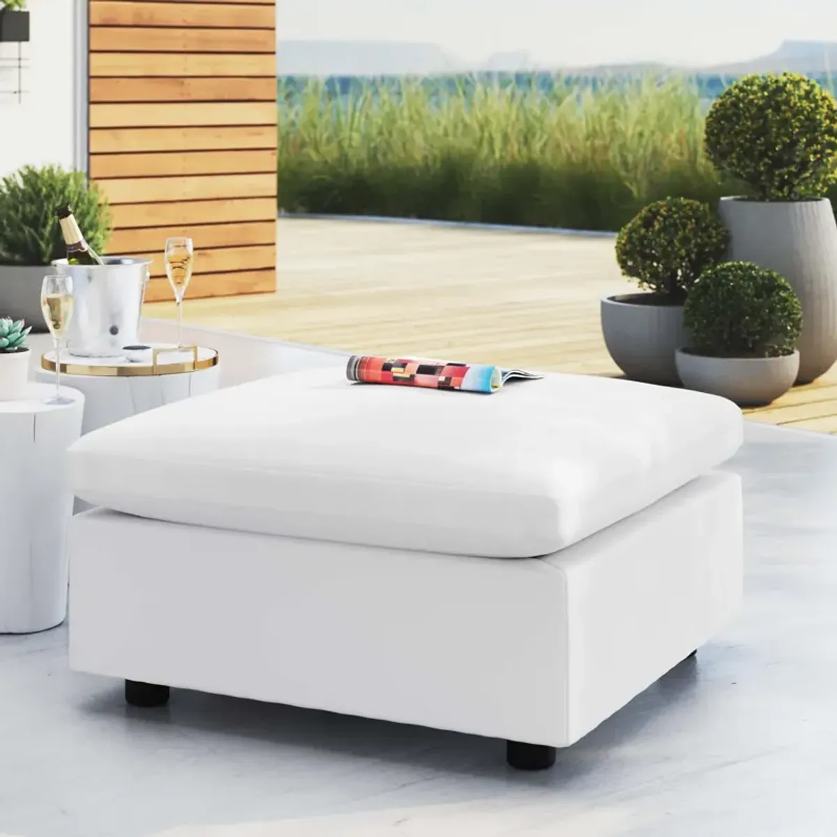 Commix Sunbrella® Outdoor Patio Ottoman