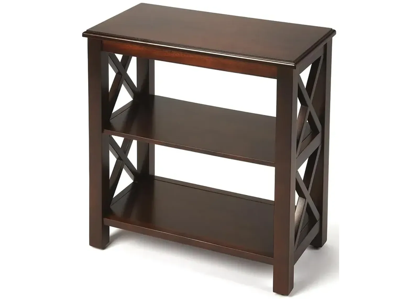 Butler Specialty Company Vance 2 Shelf 22W Bookcase, Dark Brown