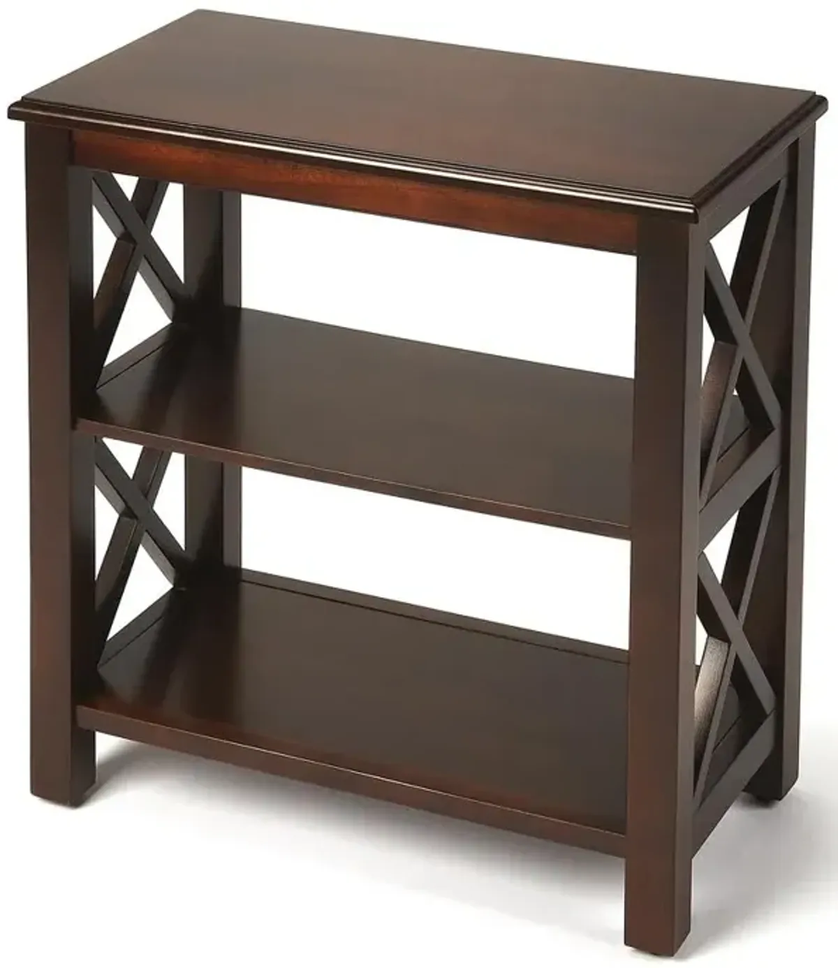 Butler Specialty Company Vance 2 Shelf 22W Bookcase, Dark Brown