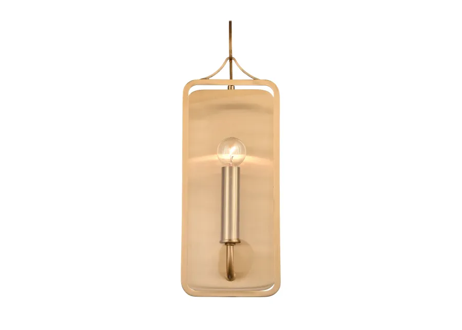 Merge 15'' Brass High 1-Light Sconce