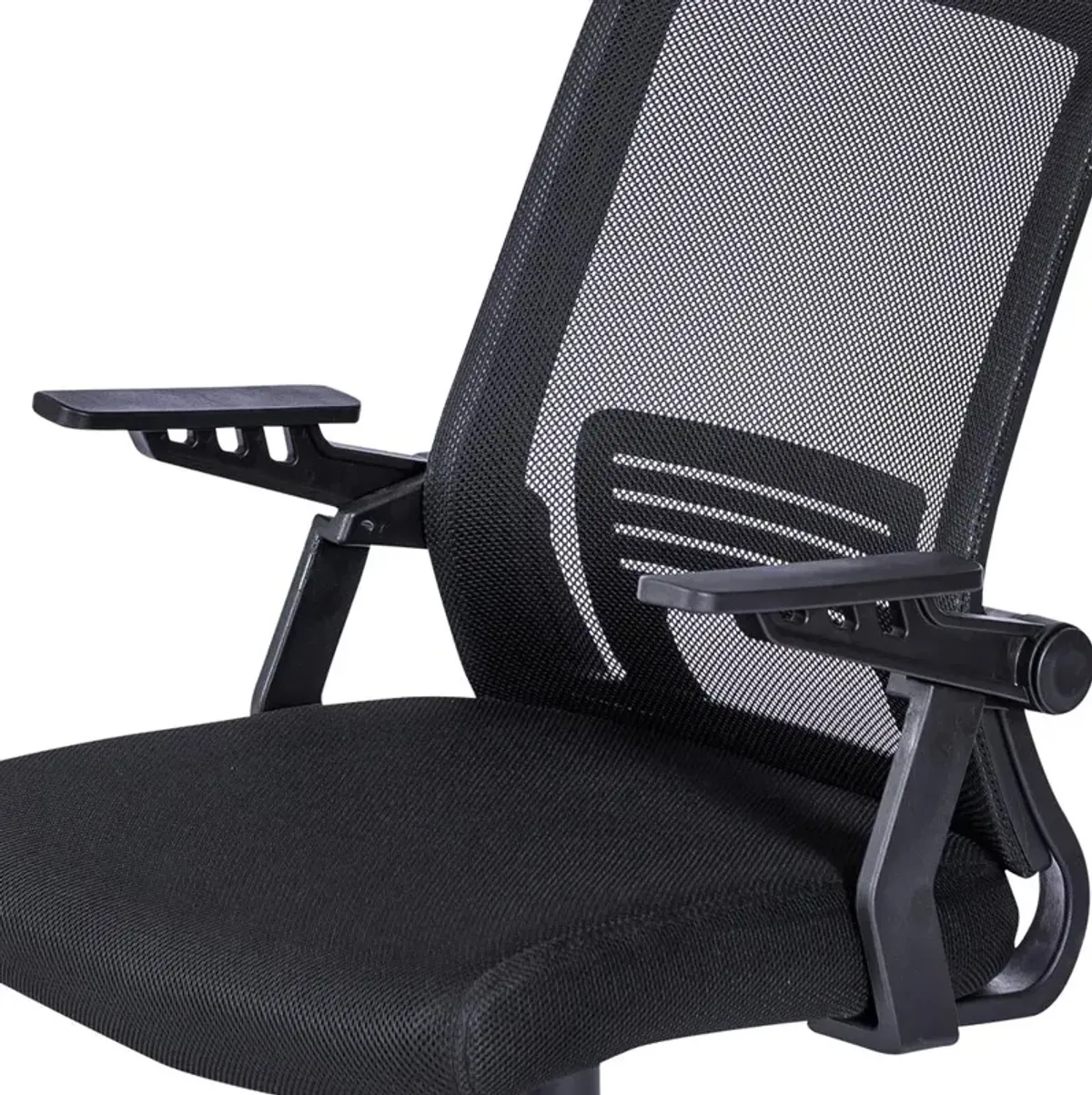 Techni Mobili Ergonomic Office Mesh Chair, Black