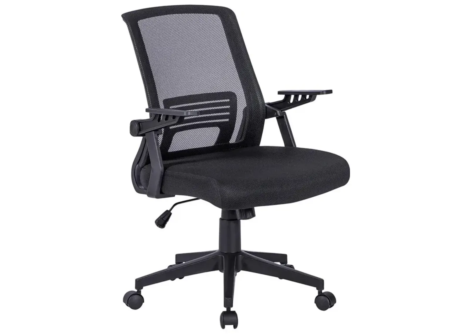 Techni Mobili Ergonomic Office Mesh Chair, Black