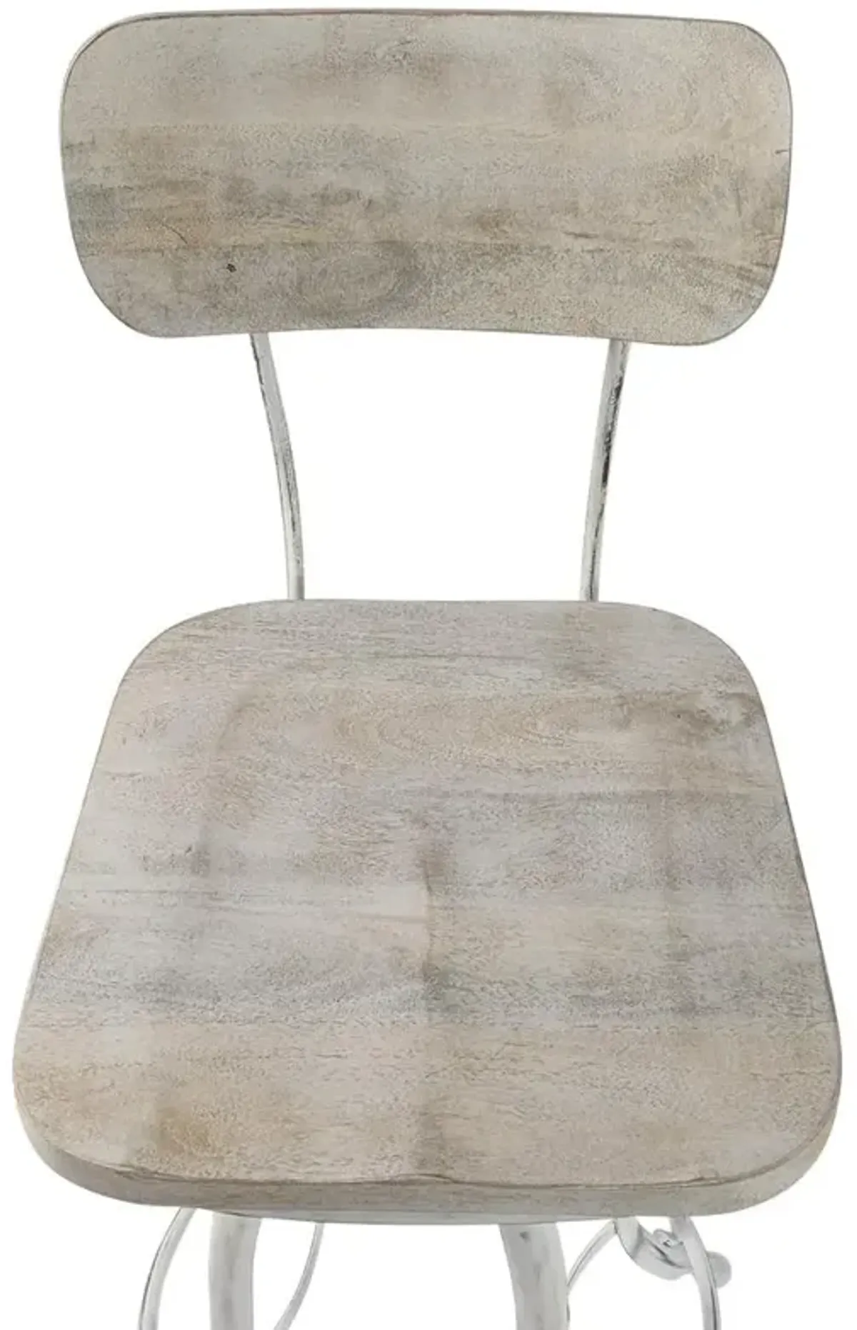 Carolina Living Mason Adjustable Barstool - Whitewash