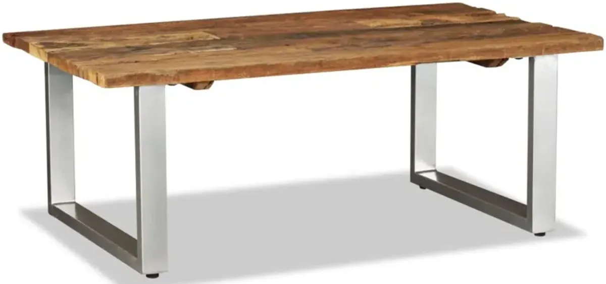 vidaXL Coffee Table Solid Reclaimed Wood 39.4"x23.6"x15"