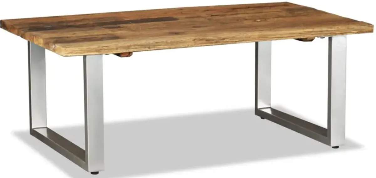 vidaXL Coffee Table Solid Reclaimed Wood 39.4"x23.6"x15"