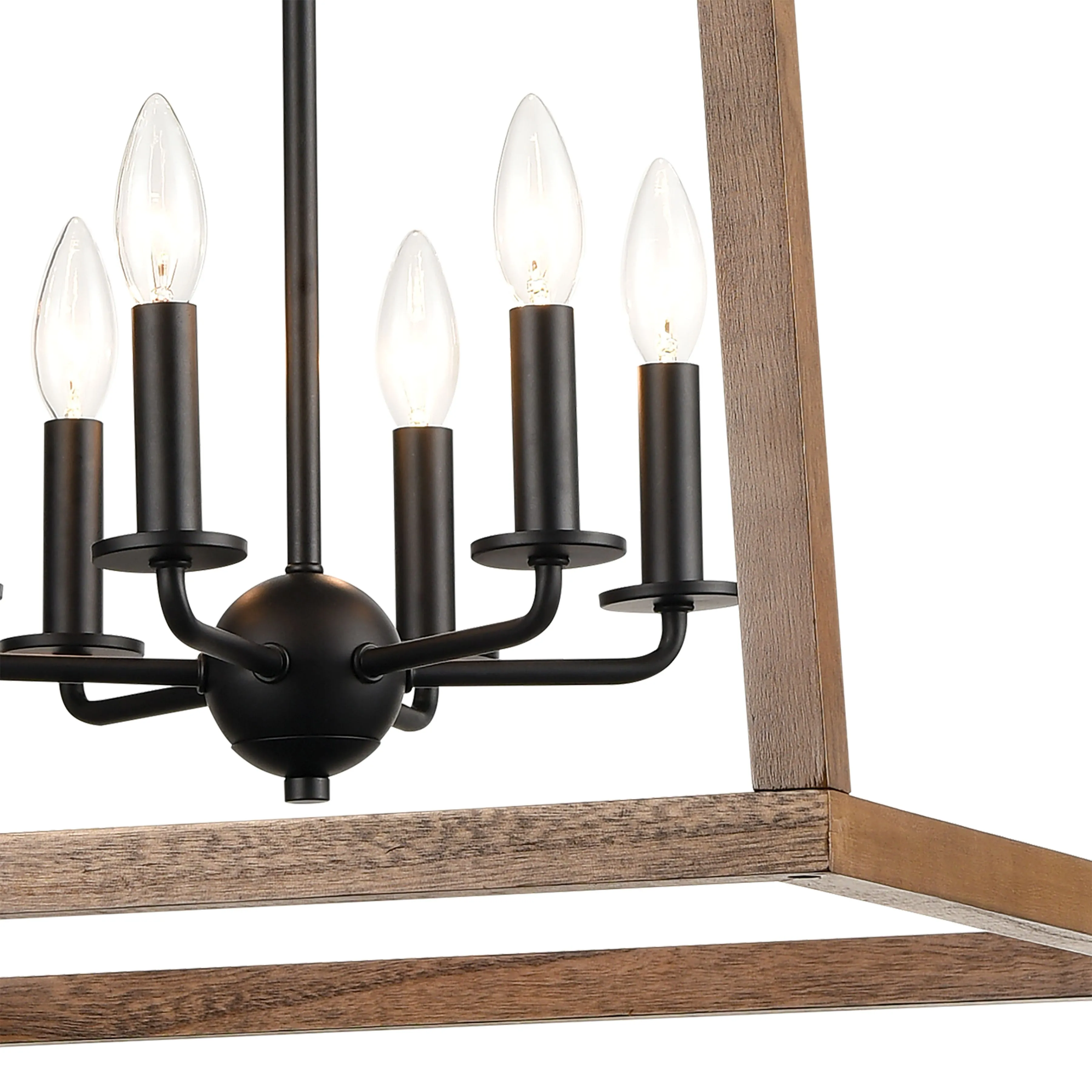 Barrow 22" Wide 6-Light Square Chandelier