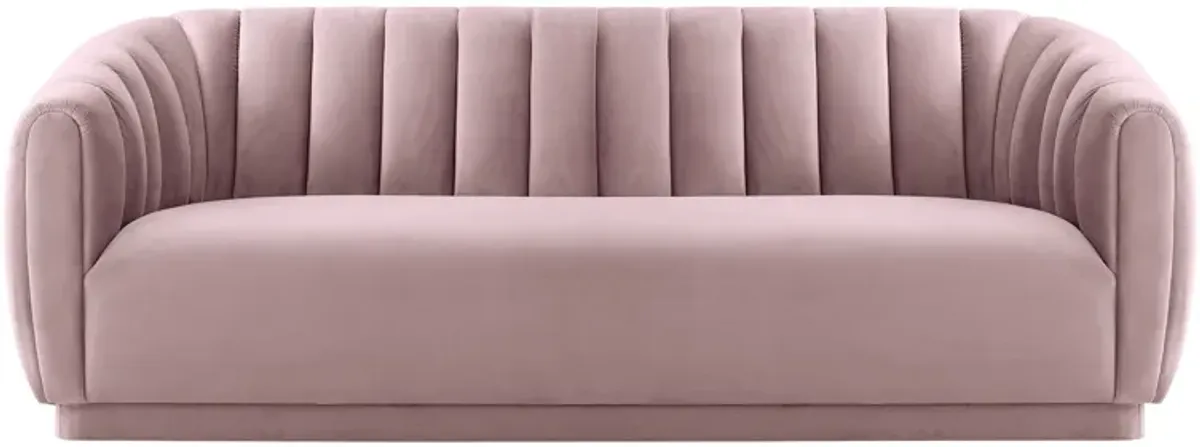 Arno Mauve Velvet Sofa