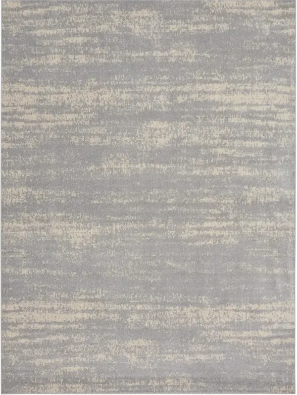 Nourison Essentials NRE03 Gray/Beige 10' x 14' Rug