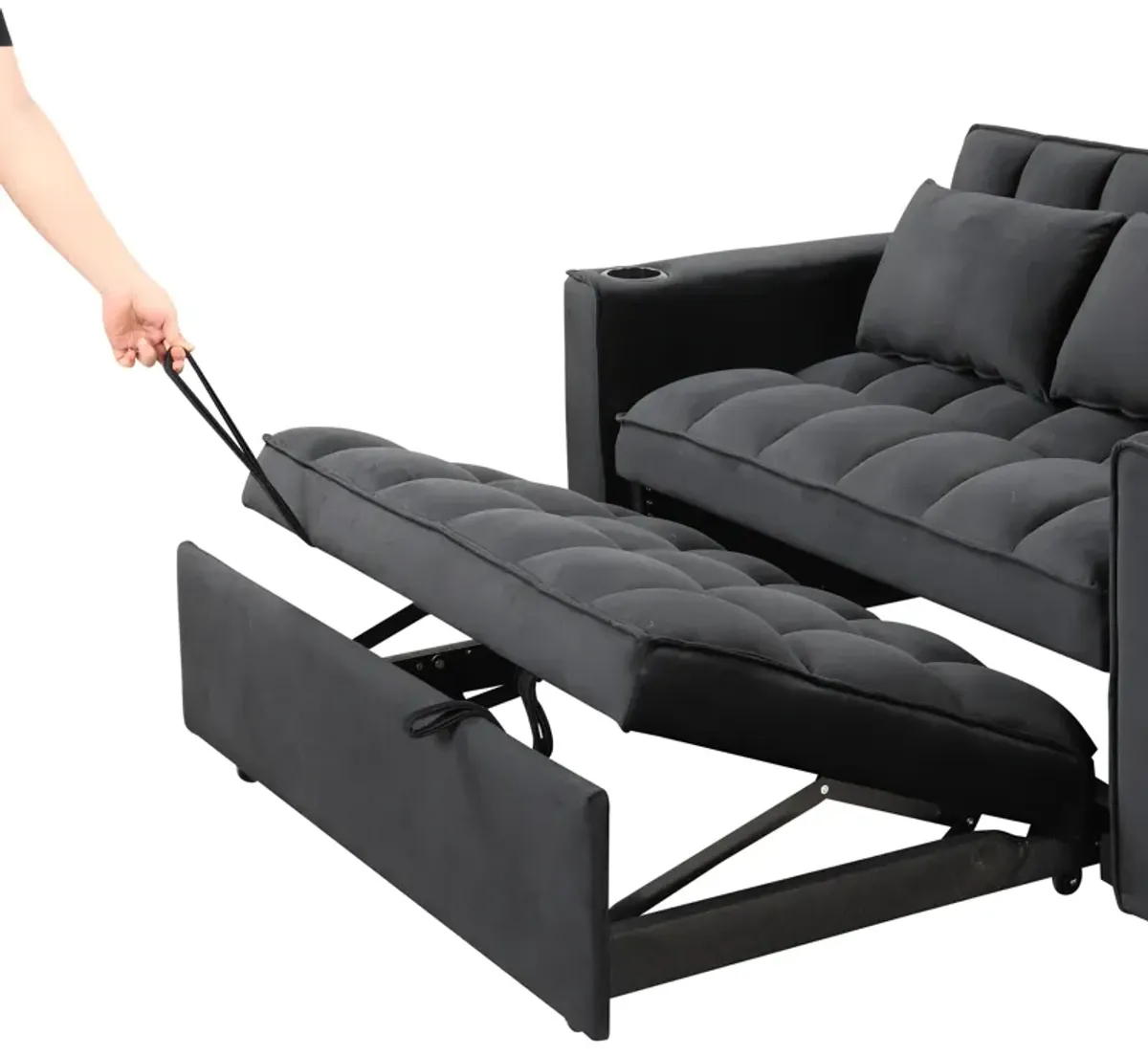 Merax 4-1 Multi-Functional Sofa Bed with Cup Holder