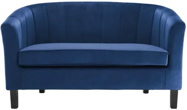 Prospect Channel Tufted Performance Velvet Loveseat