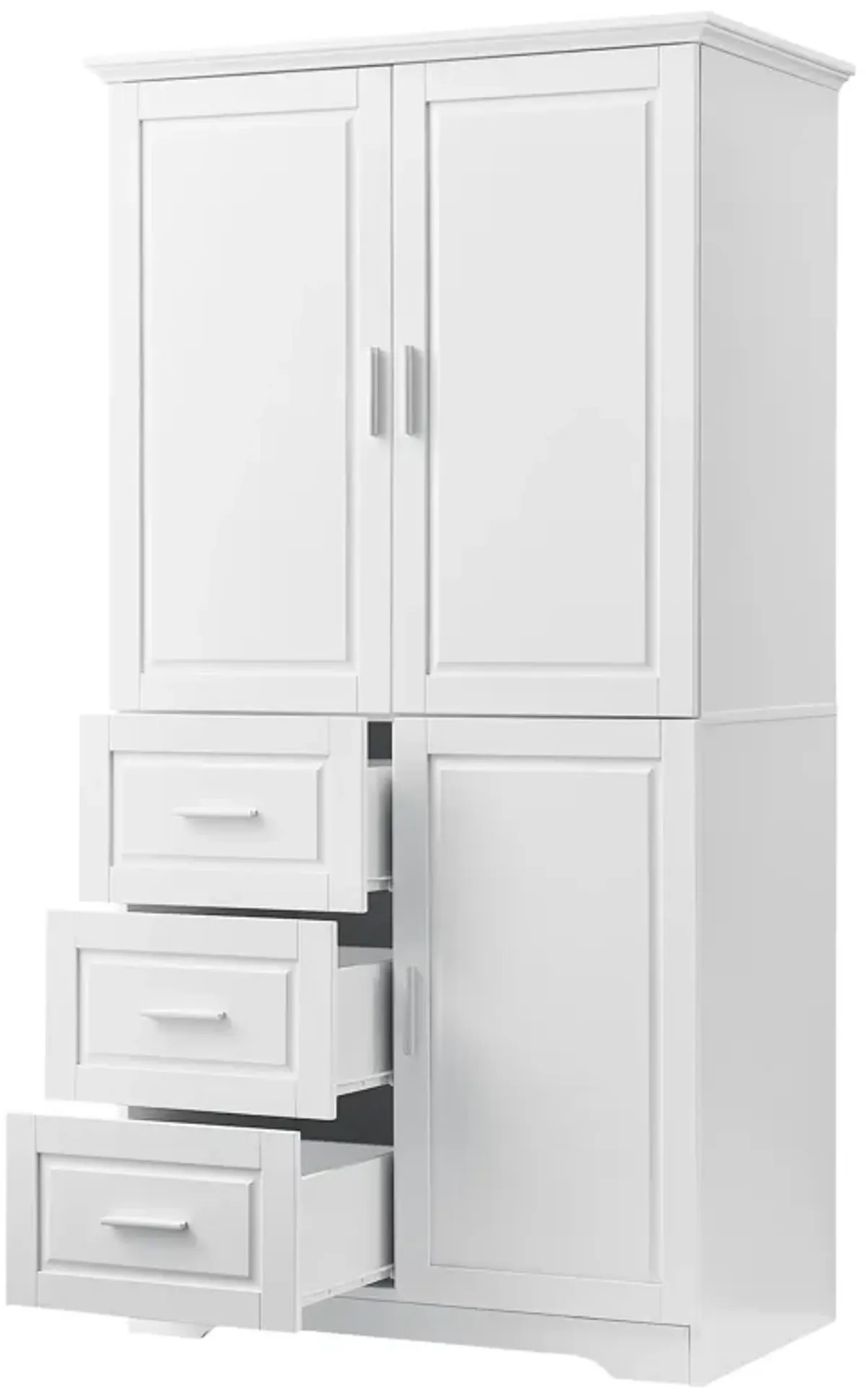 Merax Modern Storage Cabinet with Doors for Bathroom