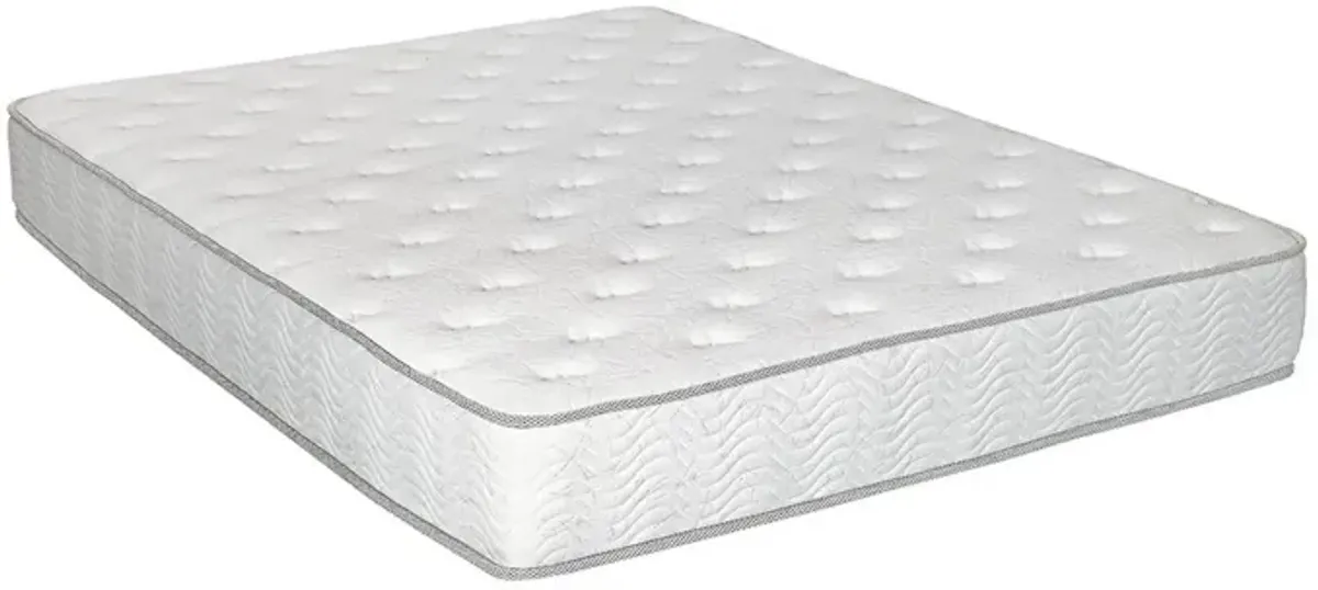 Irya 9 Inch Twin Size Mattress, Non Woven Soft Polyester, Pocket Coiling - Benzara