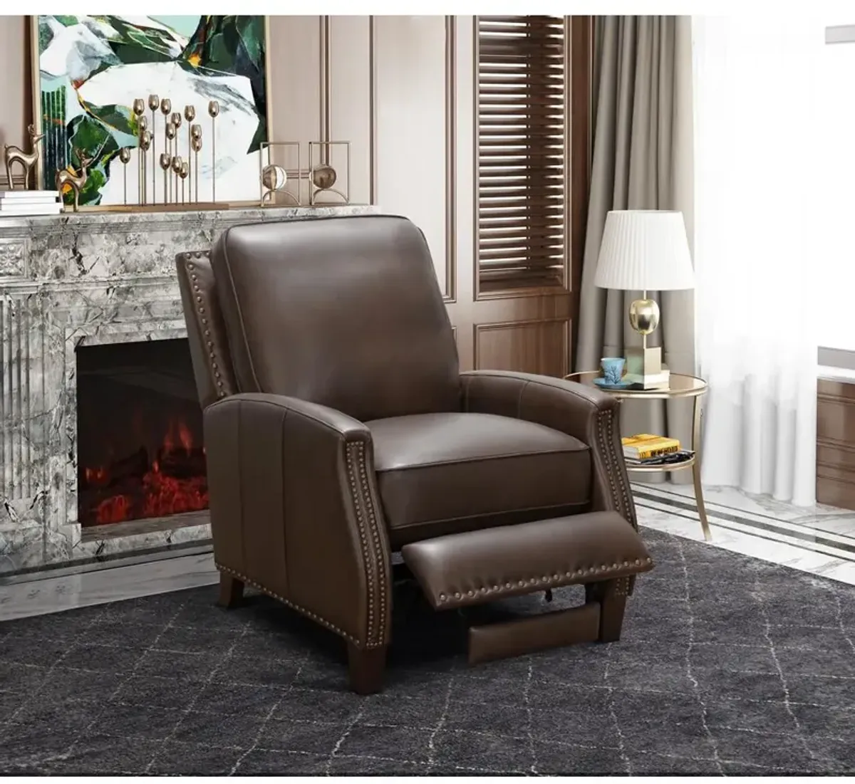 Barcalounger 7-3155 Melrose Recliner, Walnut