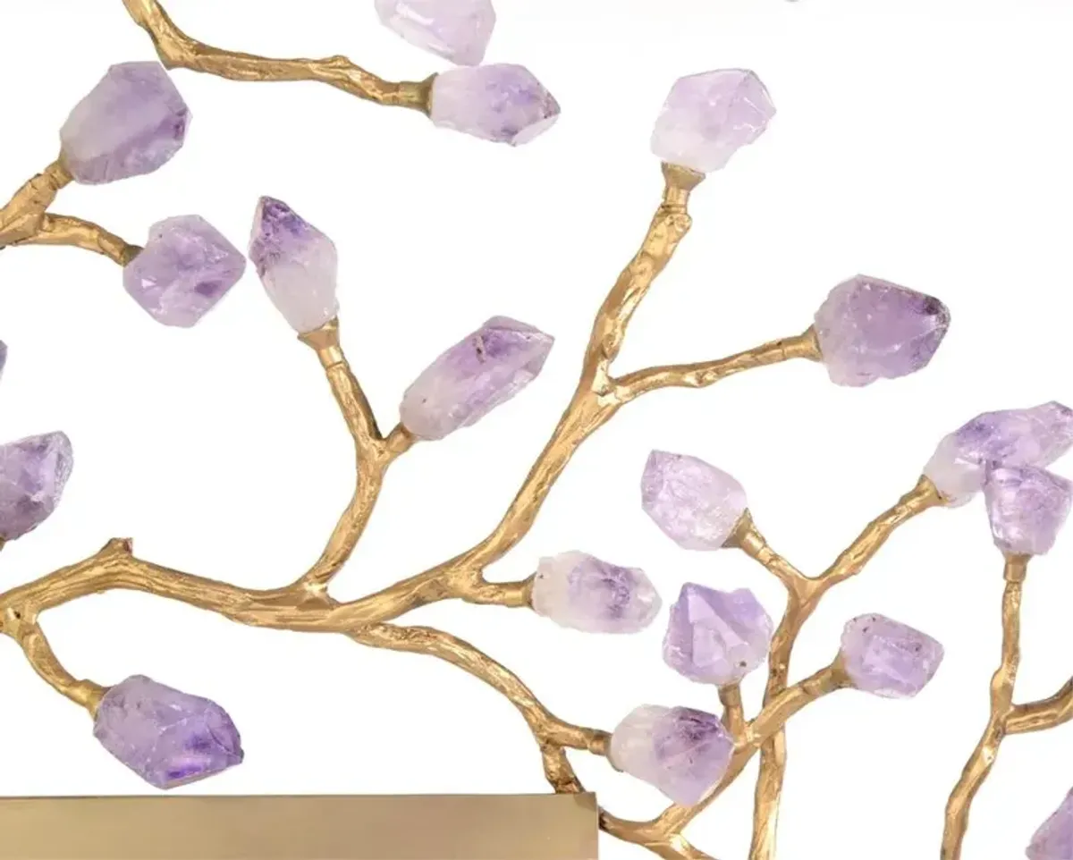 Budding Amethyst Mirror