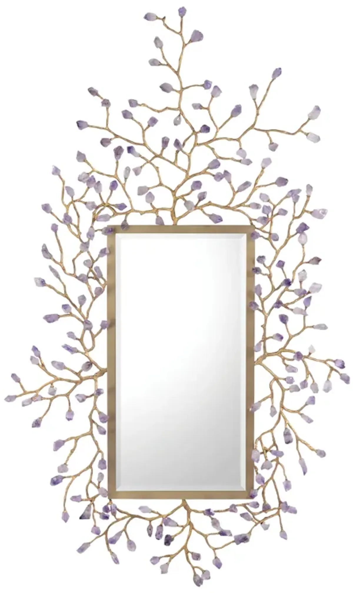 Budding Amethyst Mirror