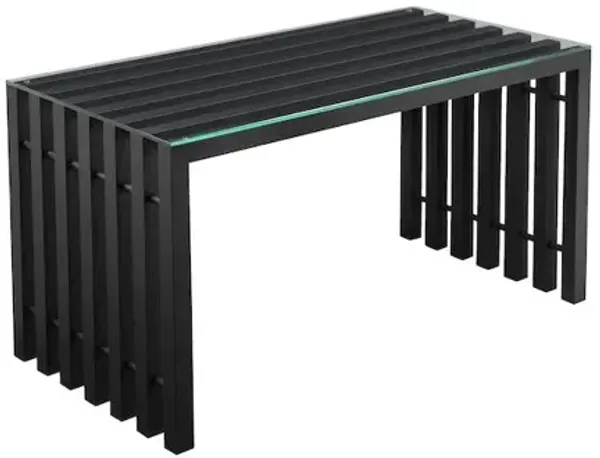 Pangea Home Vlad Desk Metal Black