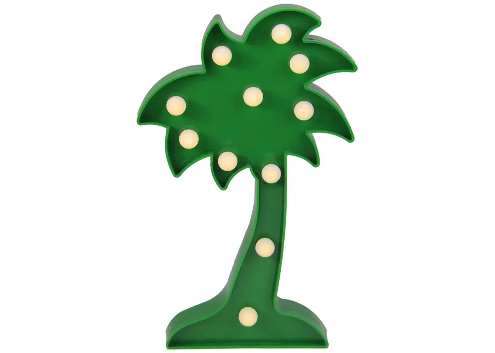 10" Green Palm Tree LED Marquee Wall Sign