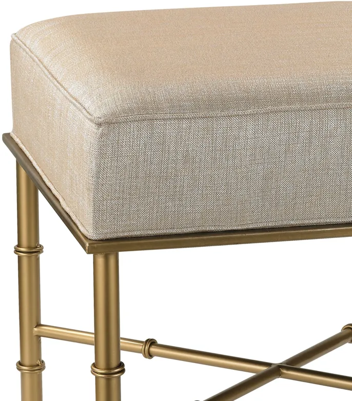 Gold Cane Stool