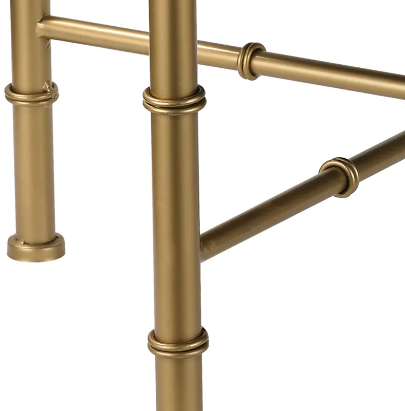 Gold Cane Stool