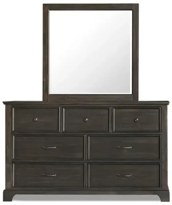 New Classic Furniture Stafford County Dresser-Walnut