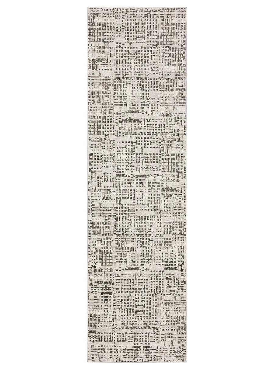 Nebulous 2'3" x 7'6" Ivory Rug