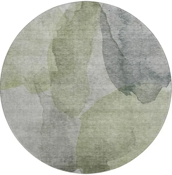 Ravenna RN12 Fern 8' Round Rug