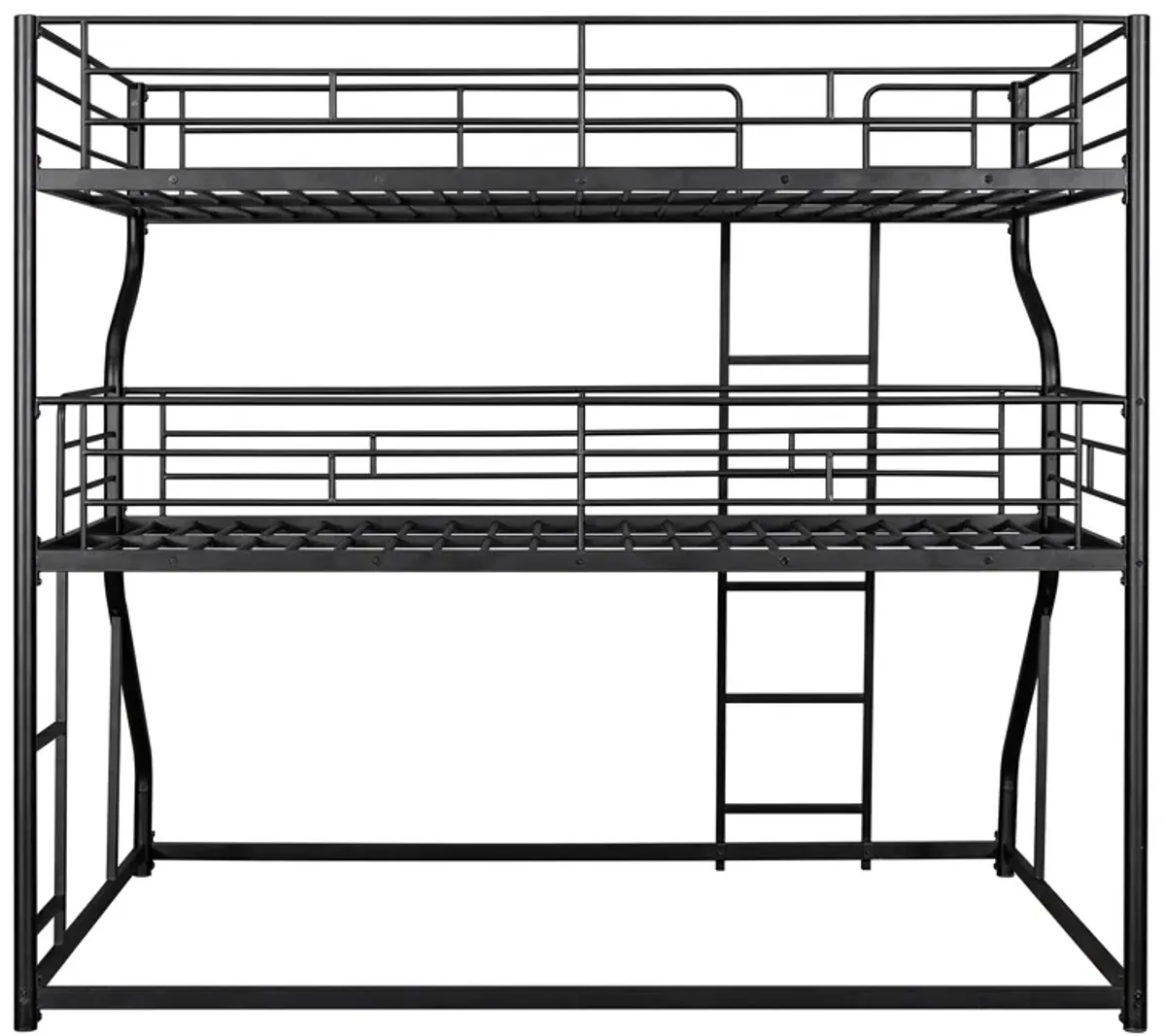 Merax Bedroom Triple Bunk Bed with Ladders