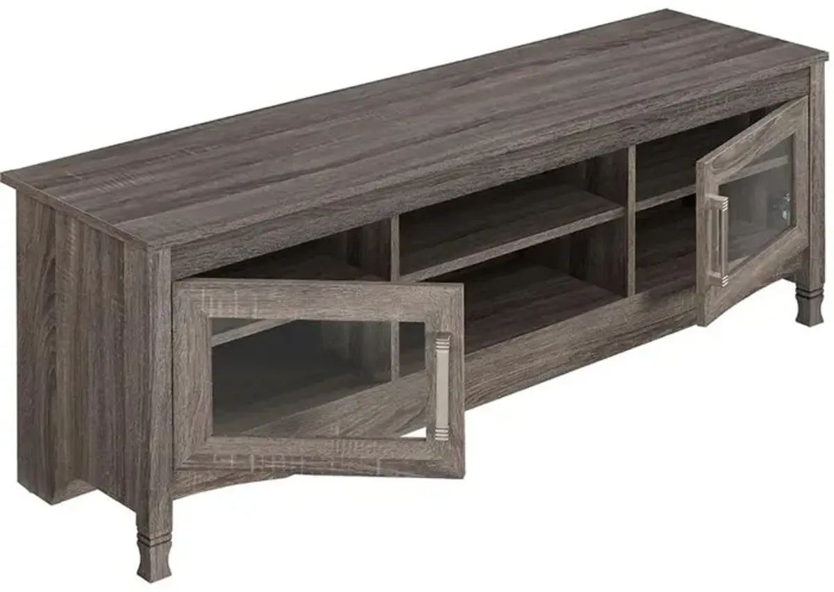 Techni Mobili Grey Driftwood TV Stand