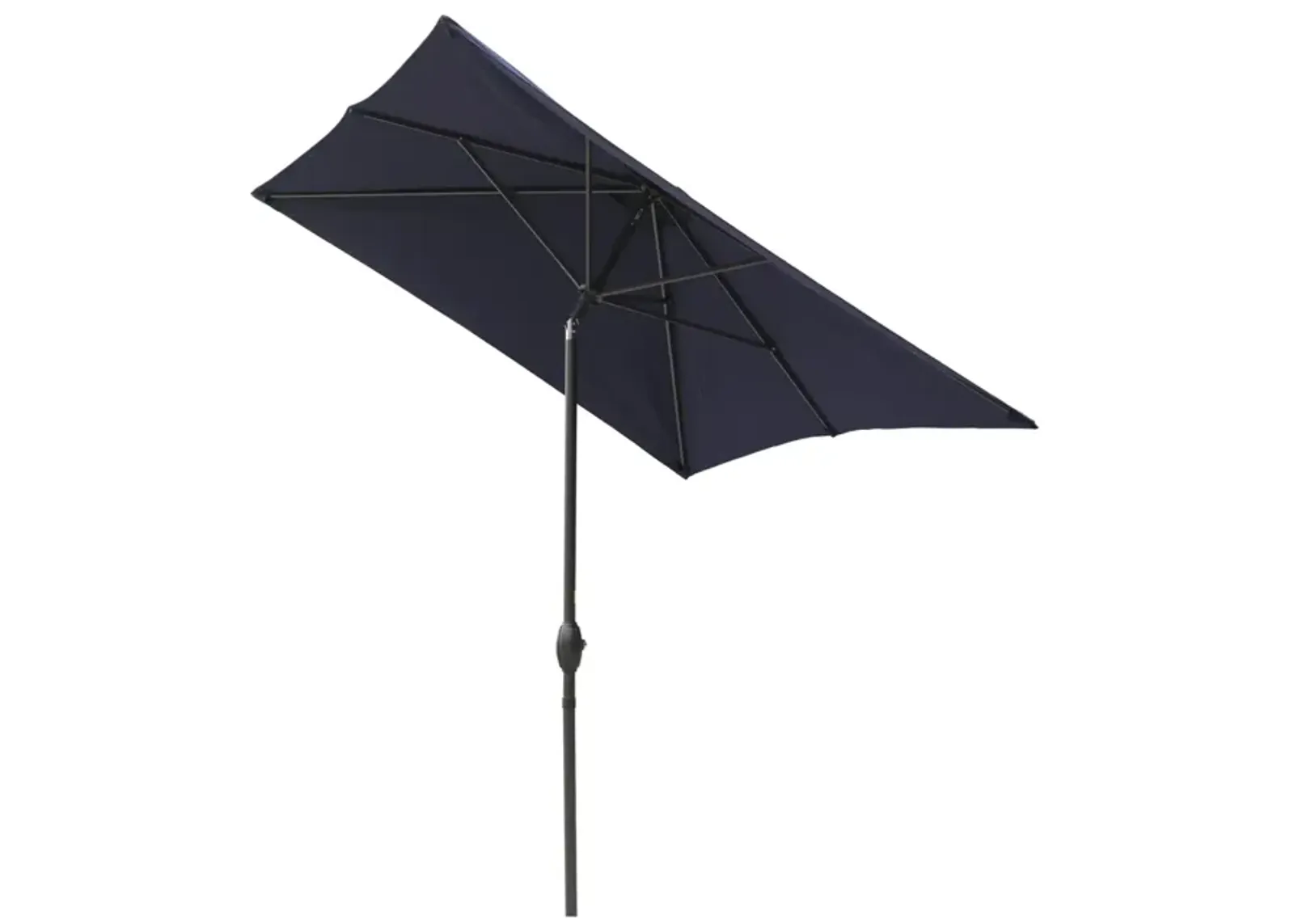 MONDAWE 10ft Rectangular Outdoor Patio Umbrella with Tilt and Crank