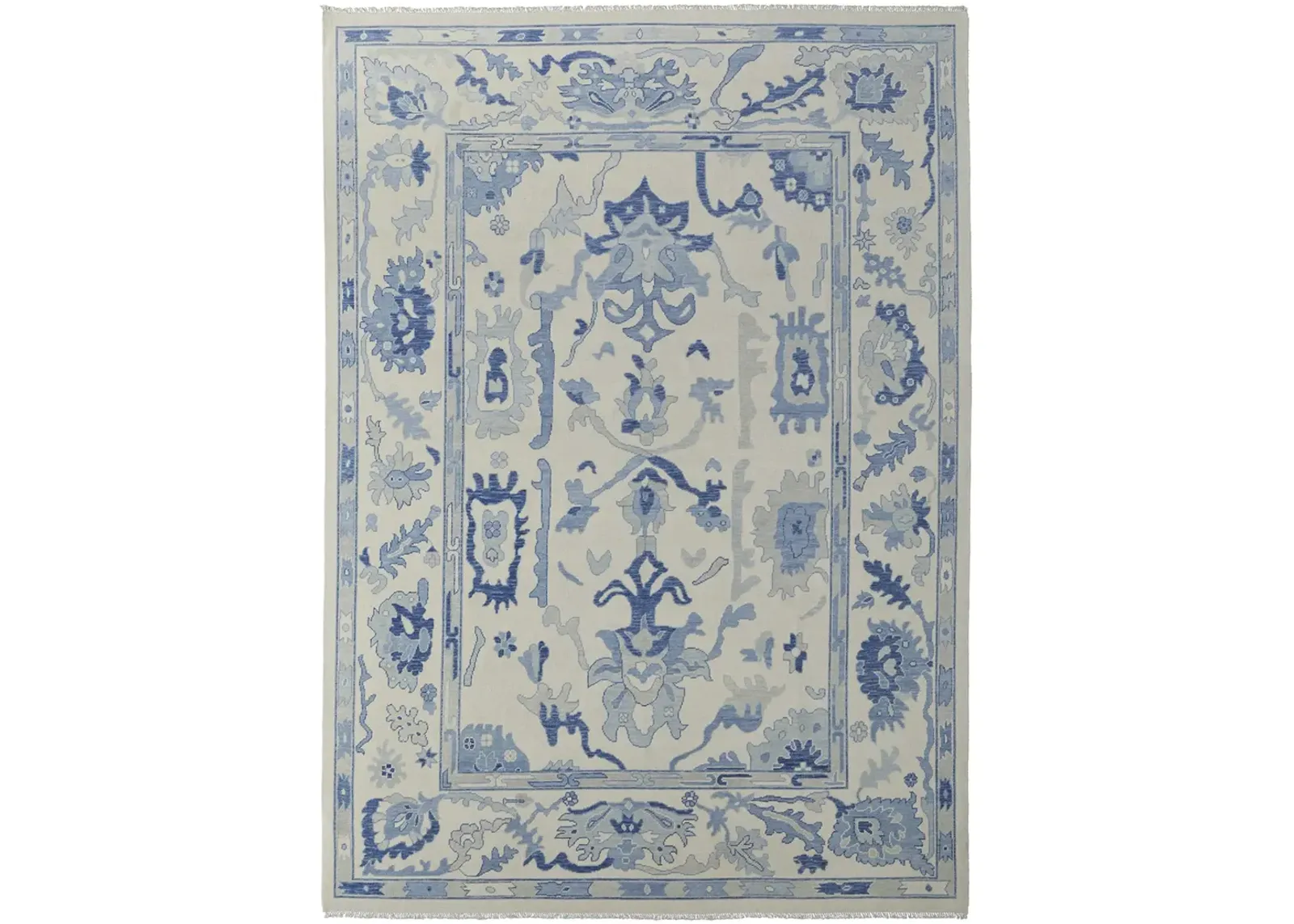 Karina 69G7F 9'6" x 13'6" Ivory/Blue Rug