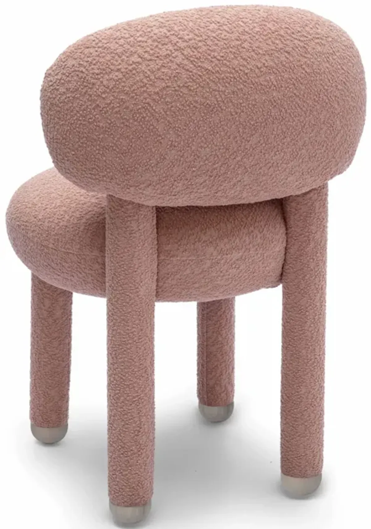 Manu Teal Knubby Performance Fabric Side Chair