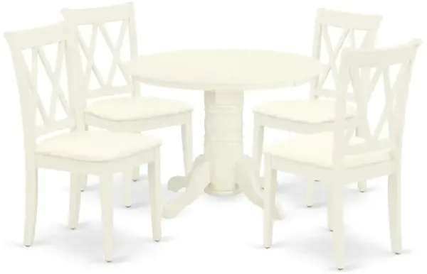 Dining Room Set Linen White