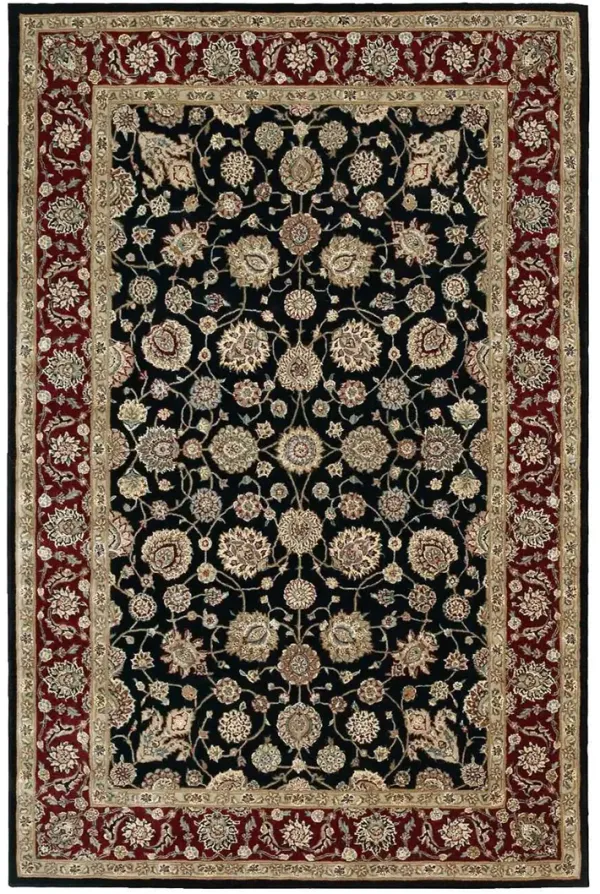 Nourison 2000 2017 Black 5'6" x 8'6" Rug