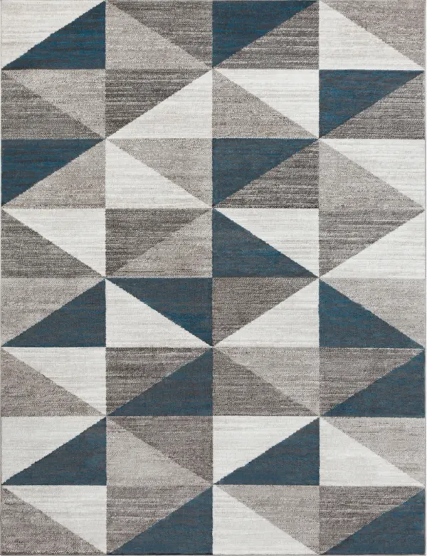Monte Carlo MNC-2307 2'7' x 7'3' Blue Rug