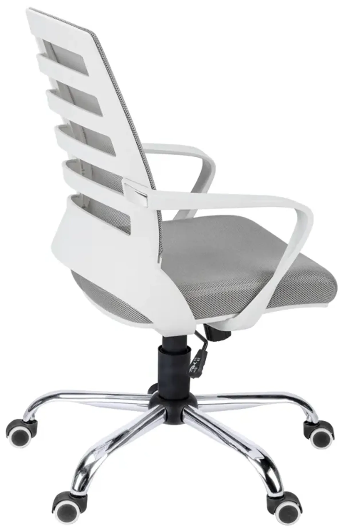 Monarch Specialties I 7225 Office Chair, Adjustable Height, Swivel, Ergonomic, Armrests, Computer Desk, Work, Metal, Mesh, White, Chrome, Contemporary, Modern