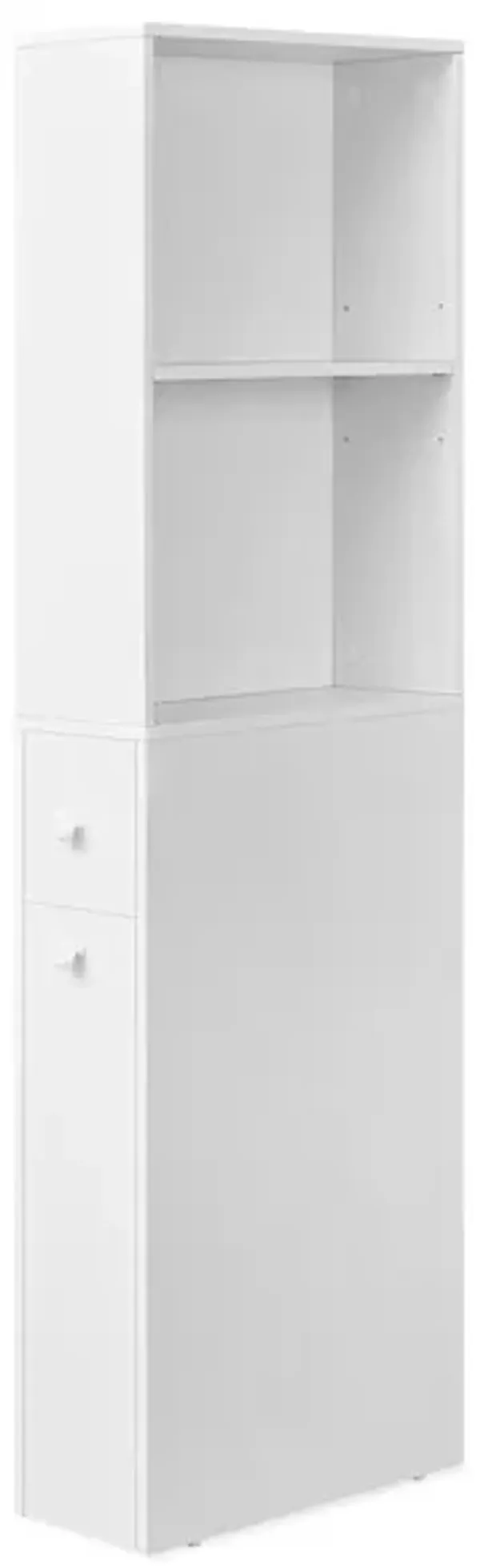 Freestanding Cabinet with Storage Drawers and Adjustable Shelf