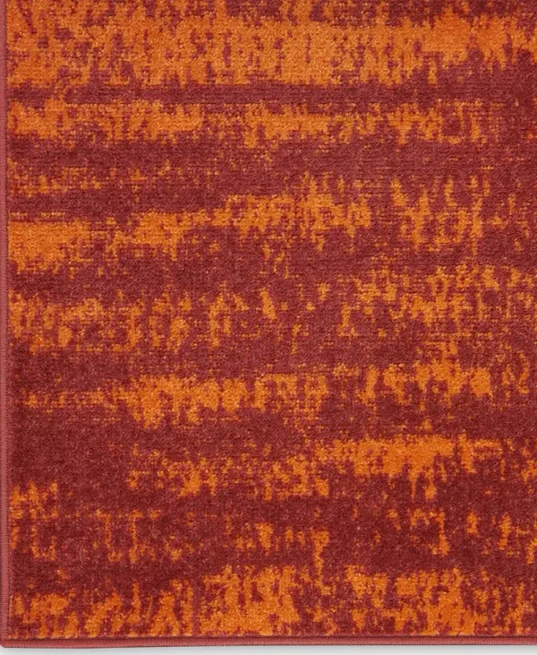 Nourison Essentials NRE03 Red 9' x 12' Rug