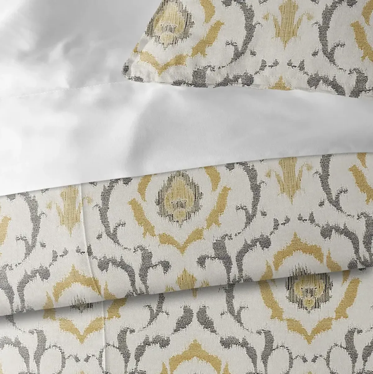 6ix Tailors Fine Linens Tandoori Gold Comforter Set