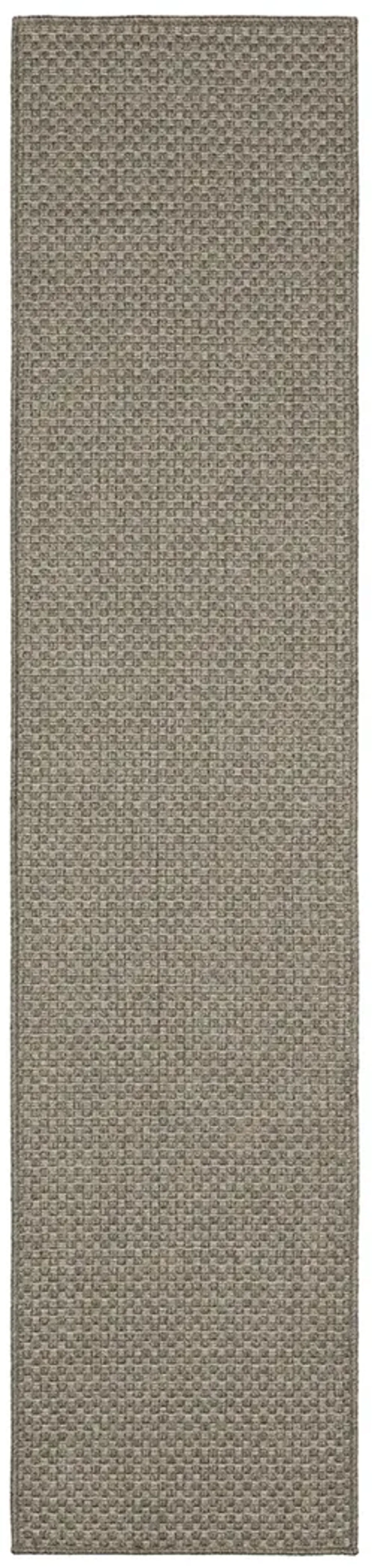 Caicos 1'10" x 7'6" Grey Rug