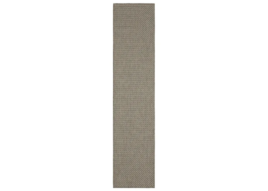 Caicos 1'10" x 7'6" Grey Rug