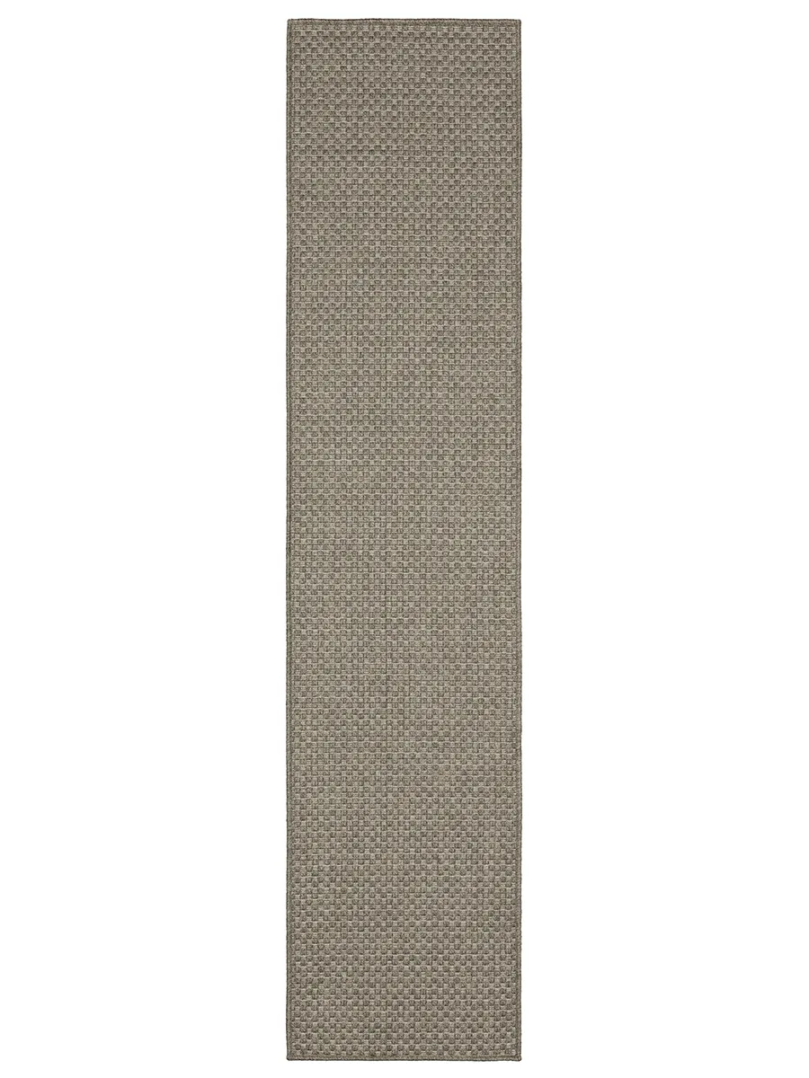 Caicos 1'10" x 7'6" Grey Rug