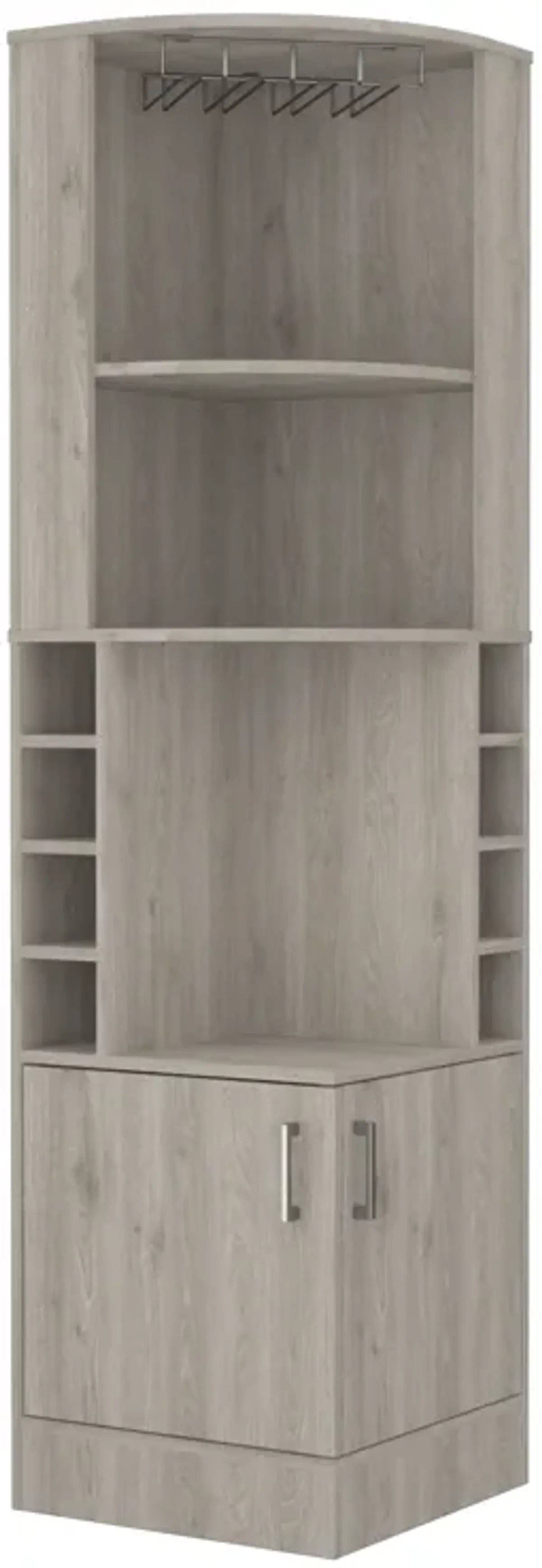 Bar Cabinet Papprika, Living Room, Light Gray