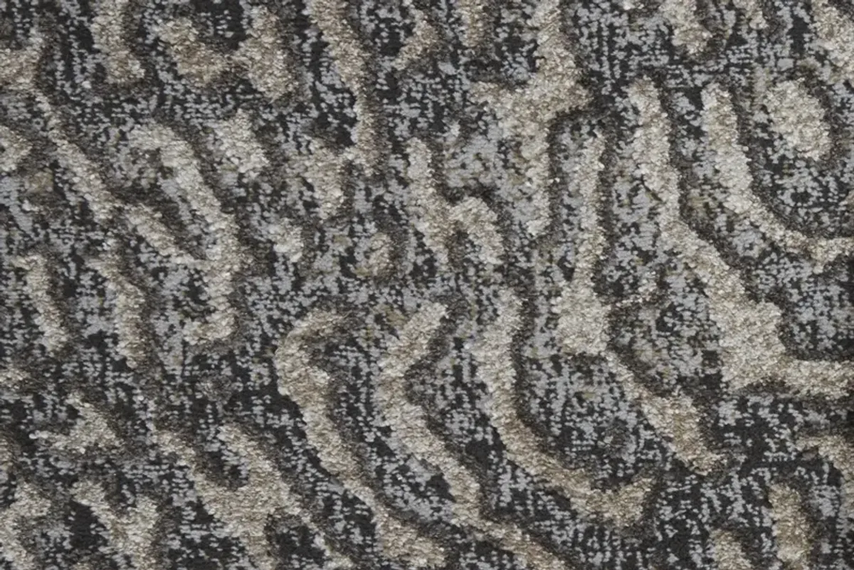 Vancouver 39FJF Gray/Taupe/Ivory 2'10" x 7'10" Rug