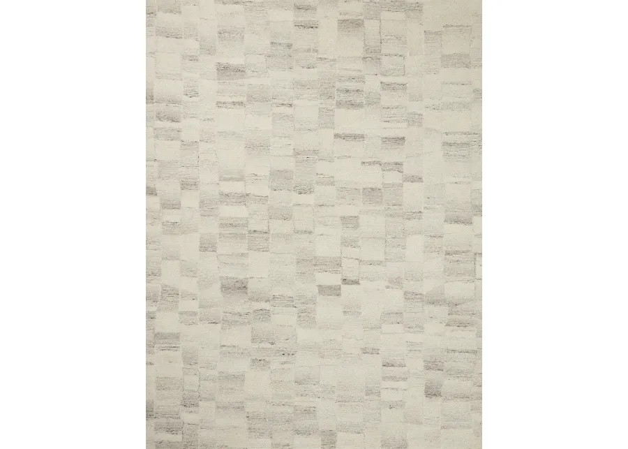 Rocky ROC-01 Ivory / Silver 3''6" x 5''6" Rug by Amber Lewis