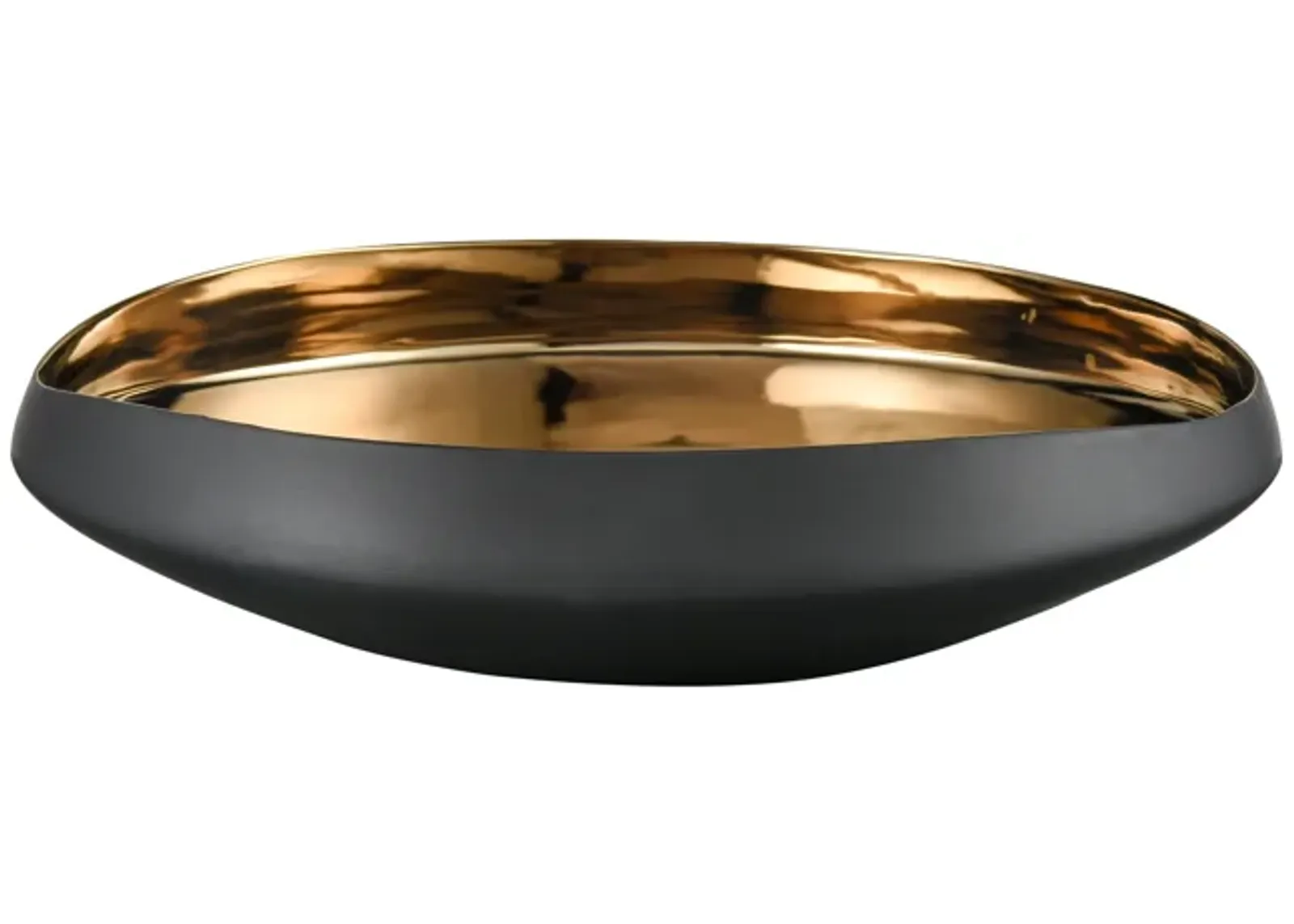 Greer Bowl - Gold Glazed