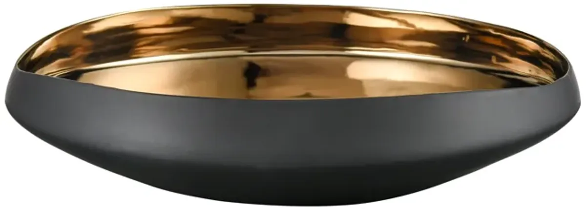 Greer Bowl - Gold Glazed