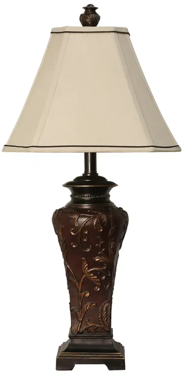 Crimson Floral Zoey Table Lamp (Set of 2)