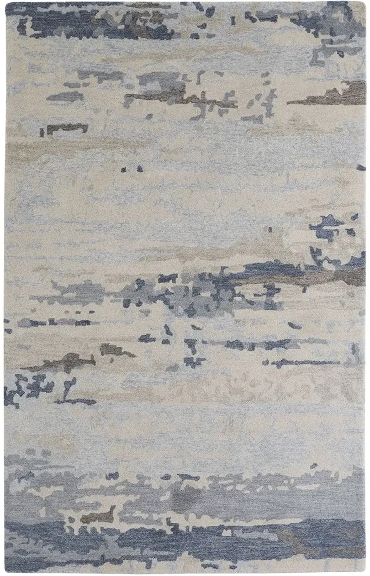 Everley 8647F Blue/Gray/Ivory 4' x 6' Rug